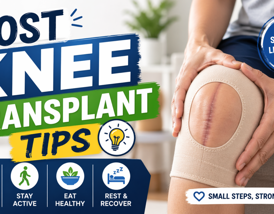 6 essential post knee transplant tips for faster healing and recovery