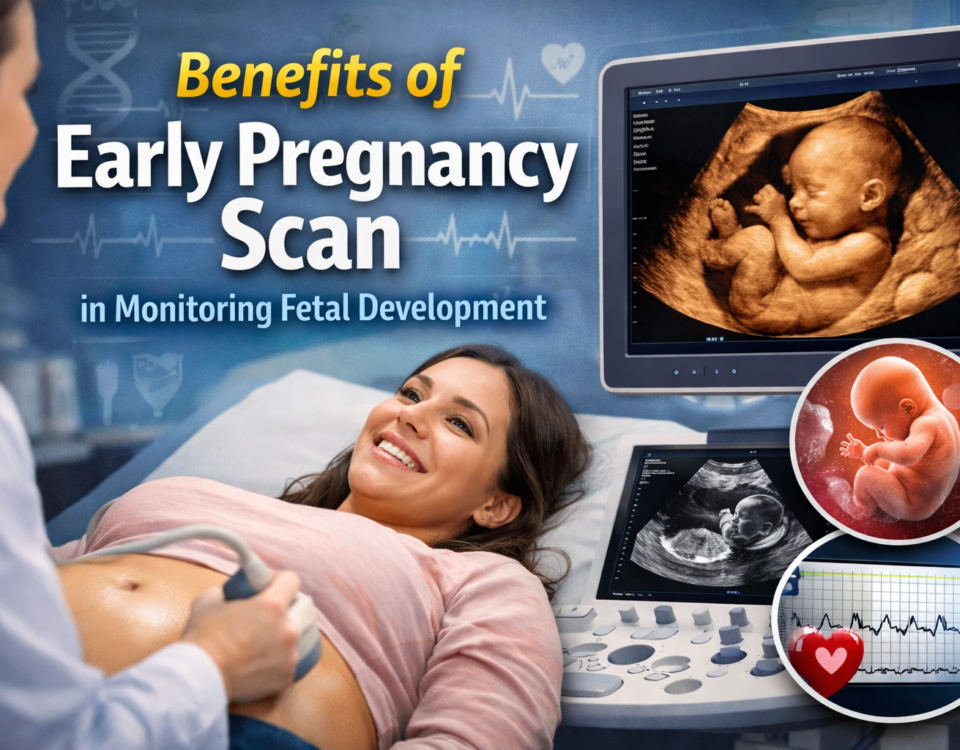 Early pregnancy ultrasound scan monitoring fetal development in early pregnancy.