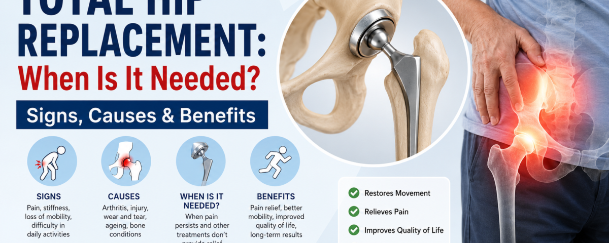 Total Hip Replacement: When Is It Needed? Signs, Causes & Benefits