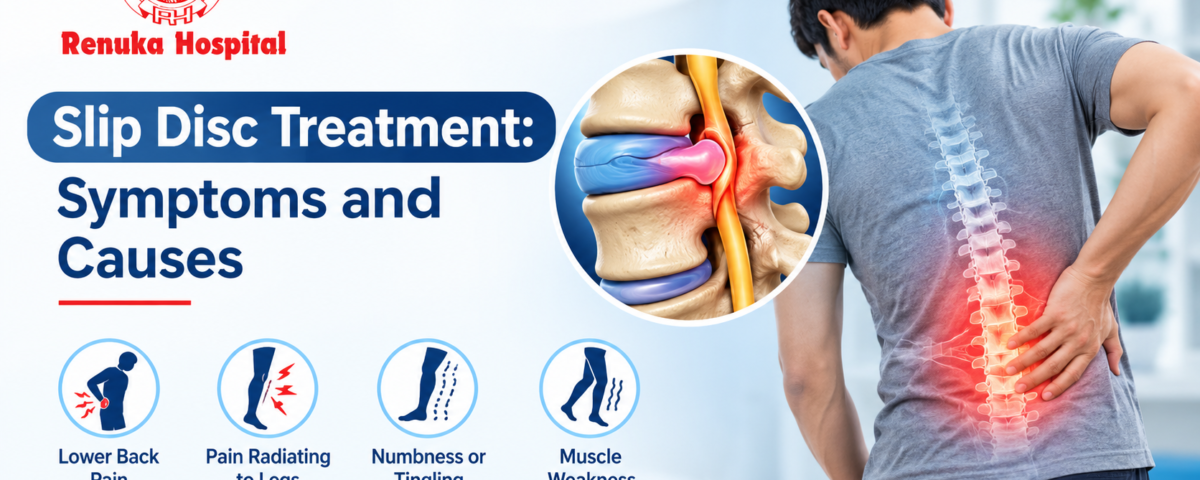 Slip disc treatment
