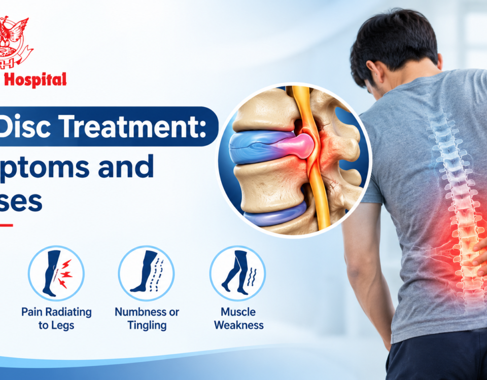 Slip disc treatment
