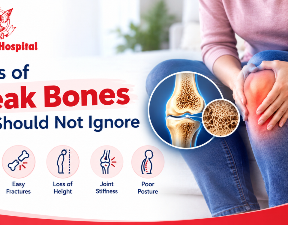 Signs of weak bones and bone health warning symptoms